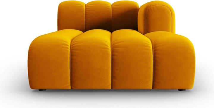 Image du produit Micadoni Velours Méridienne Droite, "Lupine", 2 Places, 117x177x70Fabriqué en Europe (Recamière)