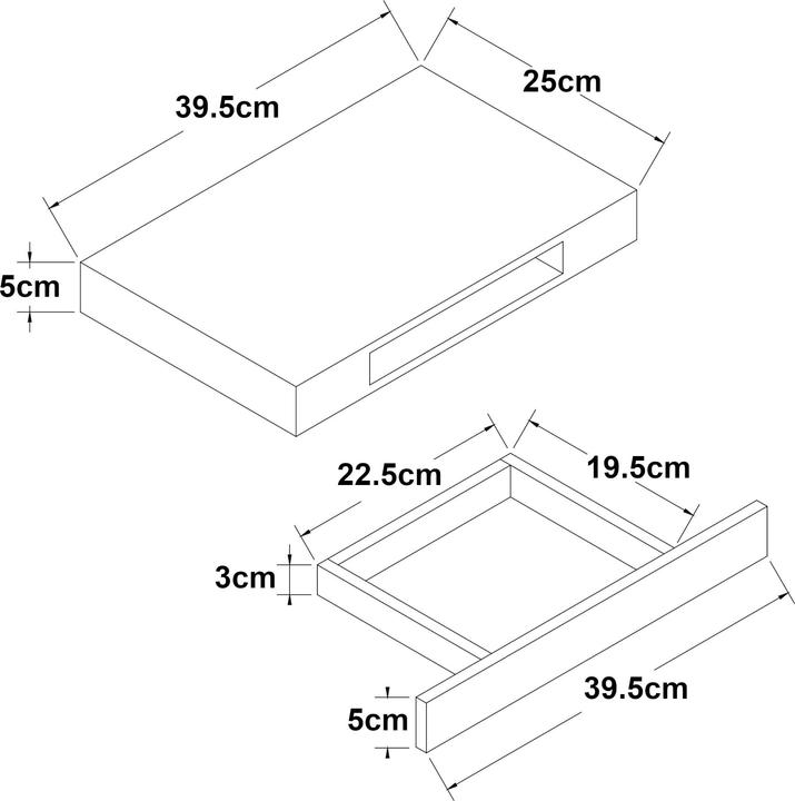 Produktbild En.Casa Hyvinkää (39.5 x 25 x 5 cm)
