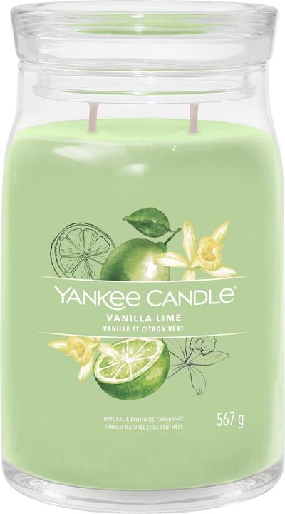 Actual product image Yankee Candle Duftkerze Vanilla Lime Signature Large Jar (567 g)