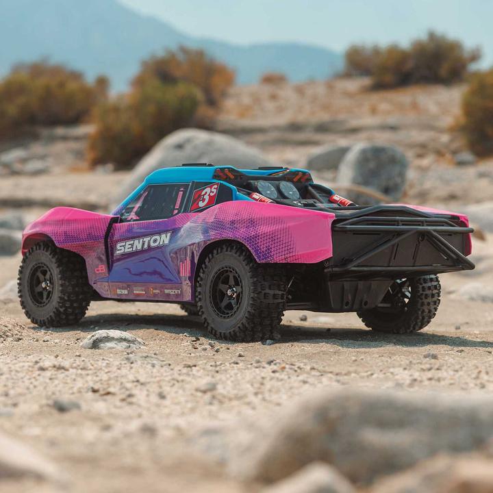 Produktbild Arrma SENTON 223S BLX Brushless 1/10 4X4 Short Course Truck RTR mit DSC, blau (RTR Ready-to-Run)