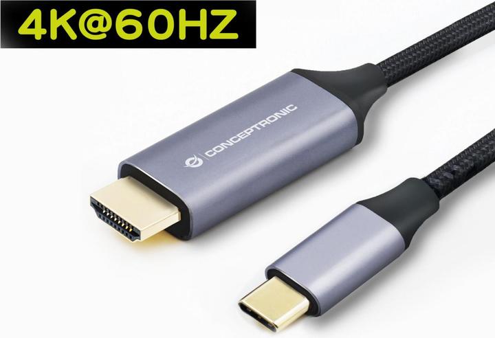 Actual product image Conceptronic HDMI - USB Type-C (2 m, HDMI, USB Type C)