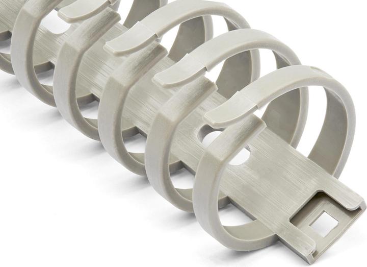 Actual product image StarTech Flexible Cable Management Raceway Spine Vertebrae, 1-1/8"(29mm)W x 1"(25mm)H, 20 (200 cm)