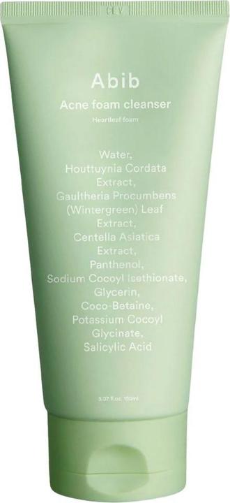 Image du produit NoName Acne Foam Cleanser Heartleaf Foam 5.07 fl oz 150 ml Hydratant Doux Acide Nettoyant Quotidien pour (Mousse nettoyante, 150 ml)