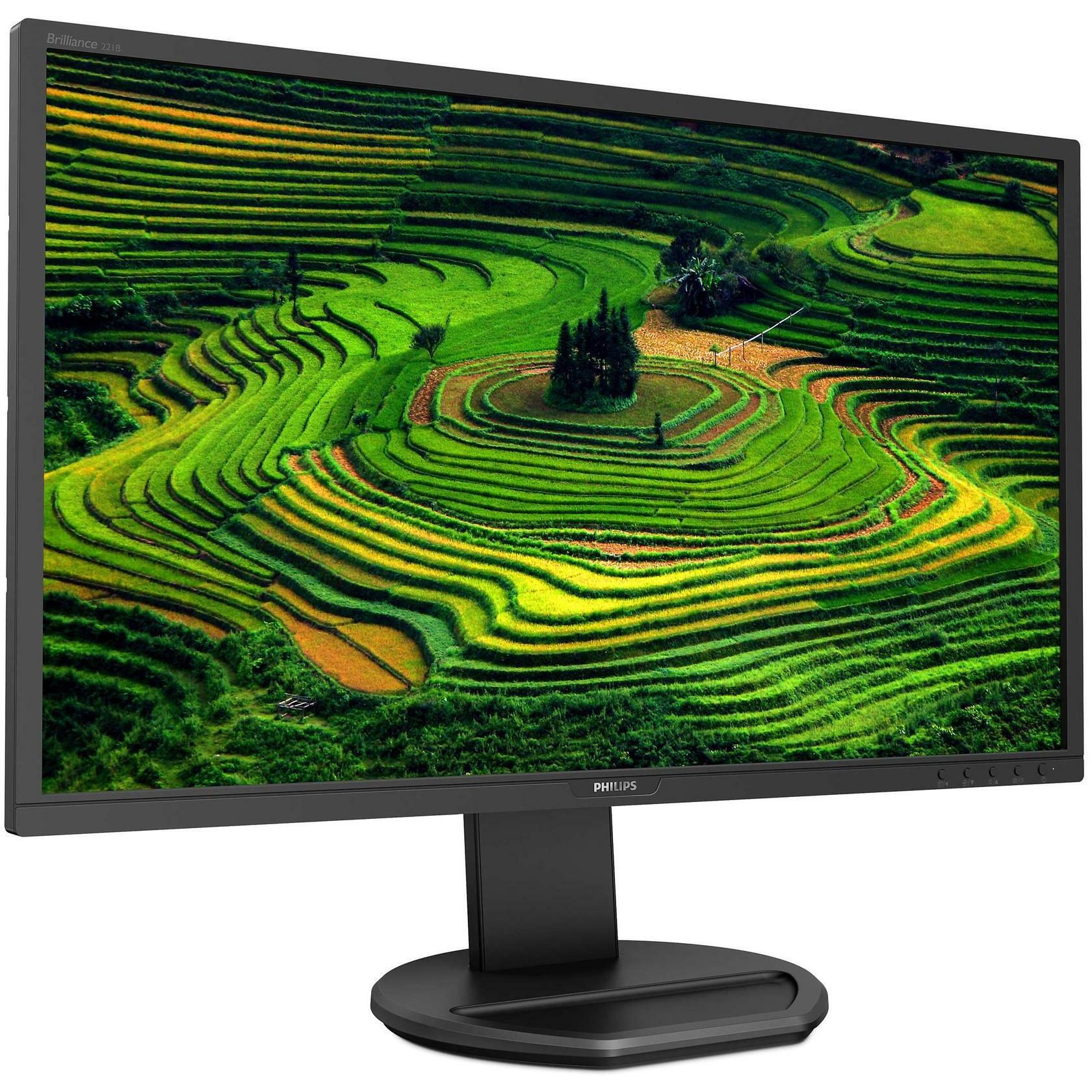 Philips 221B8LHEB/00 (1920 x 1080 Pixel, 21.50"), Monitor, Schwarz