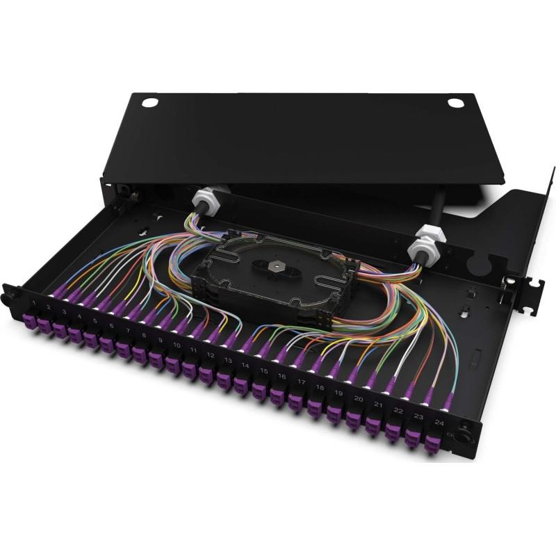 Thumbnail - Corning LANSCAPE Spleissbox LAN1 LAN1-12AV-PGTL-B, Server Zubehör, Schwarz