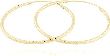Produktbild JVD Gold plated silver earrings rings SVLE0216XD5GO40 - Diameter: 5 cm