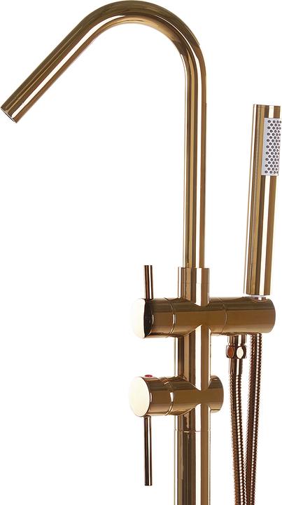Actual product image Beliani Free-standing copper bath mixer VICTORIA