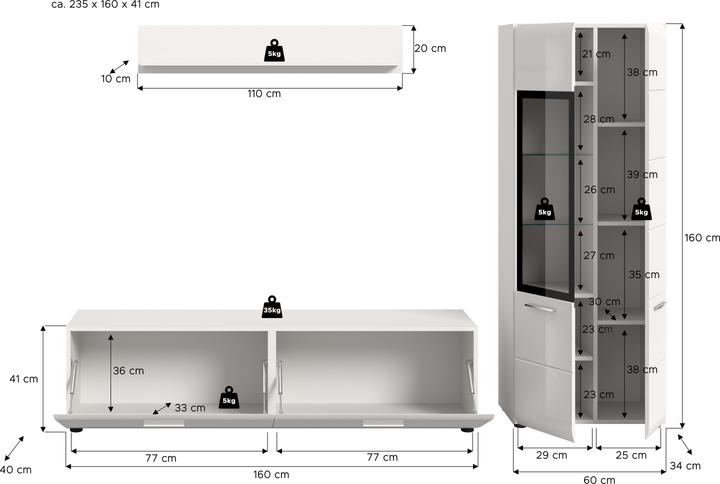 Produktbild Xonox Home Ice (235 x 41 x 160 cm)