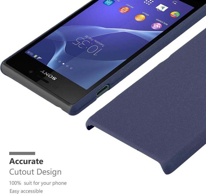 Actual product image Cadorabo Hard Cover Frosty Cover (Sony Xperia M2 Aqua, Sony Xperia M2)