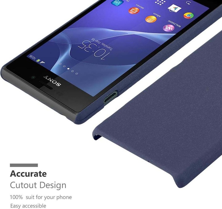 Image du produit Cadorabo Couverture rigide Frosty Cover (Sony Xperia M2 Aqua, Sony Xperia M2)