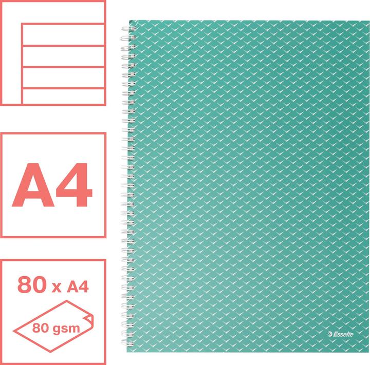 Actual product image Esselte Notebook Colour'Breeze (A4, Lined, Hardcover)
