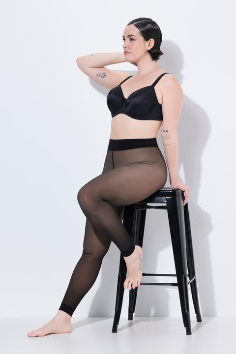 Produktbild Ulla Popken Thermo-Leggings, Fleece-Innenseite, breiter Bund, 80DEN (80 DEN)