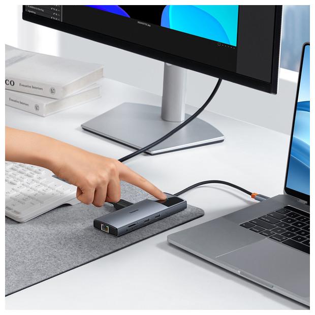 Immagine prodotto Baseus Serie Metal Gleam dokovací stanice HD HUB typu C (USB-C, 11 porte)