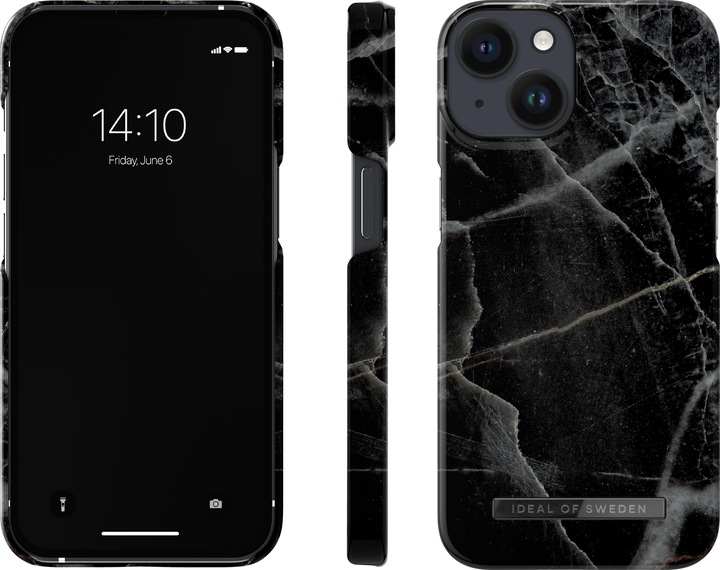 Actual product image iDeal Of Sweden Designer cover with MAGSAFE Black Thunder (Apple iPhone 14, Apple iPhone 13)