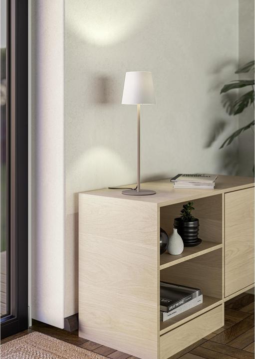 Produktbild EGLO Tischleuchte 'Fiorana' sandfarben weiss (E14)