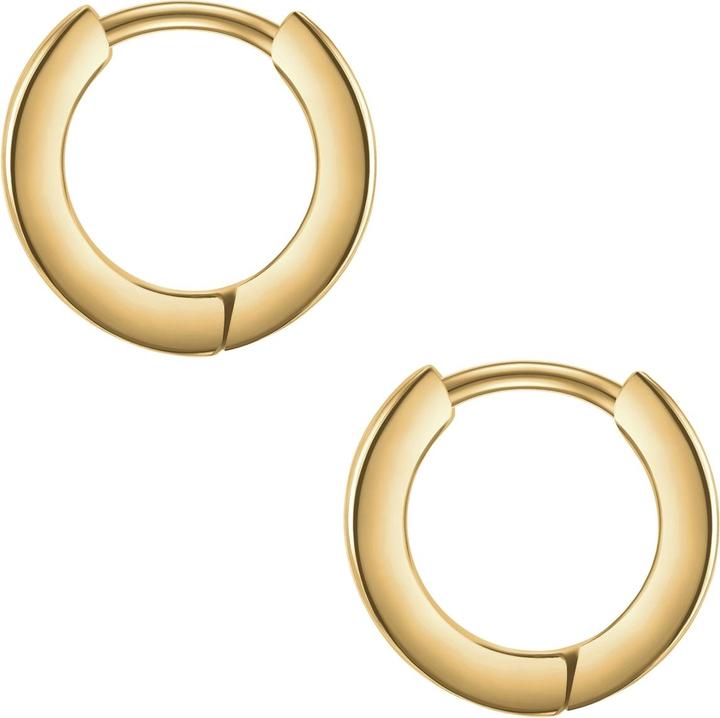 Actual product image True Rebels Men's hoop earrings stainless steel - 37314 (Stainless steel)