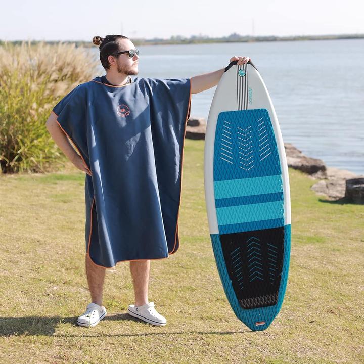 Actual product image Hiturbo Surf Poncho mit Kapuze