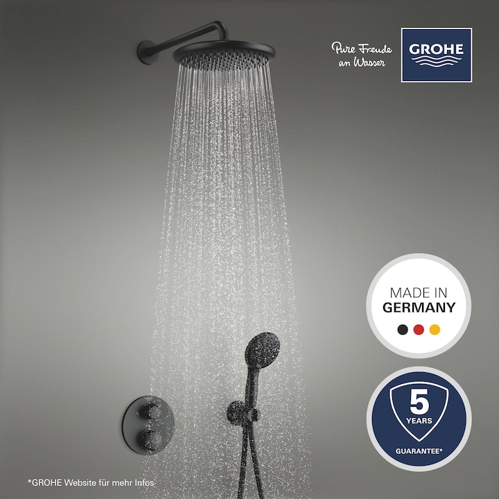 Actual product image Grohe Precision Thermostat Unterputz-Duschsystem mit Vitalio Start 250 Kopfbrause und Vitalio Start 110 Ha