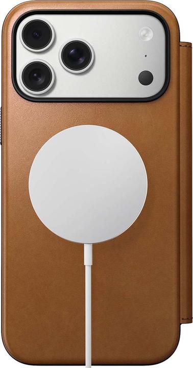 Actual product image Nomad Modern Leather Folio - Lederhülle für das iPhone (Apple iPhone 17 Pro Max)