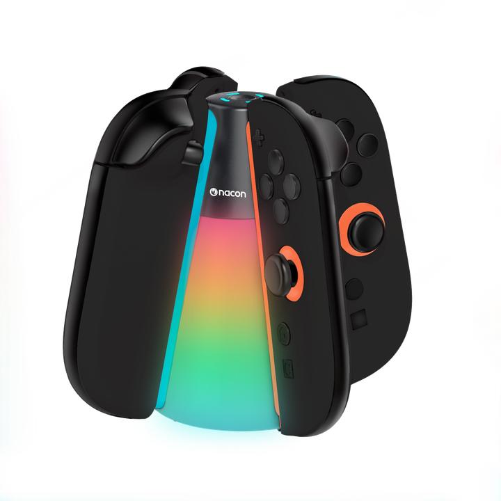 Produktbild Nacon Gaming Quad Charging Station mit Licht (Switch 2)