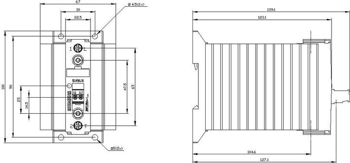 Immagine prodotto Siemens Contattore 3RF23 230-460Vca 50A