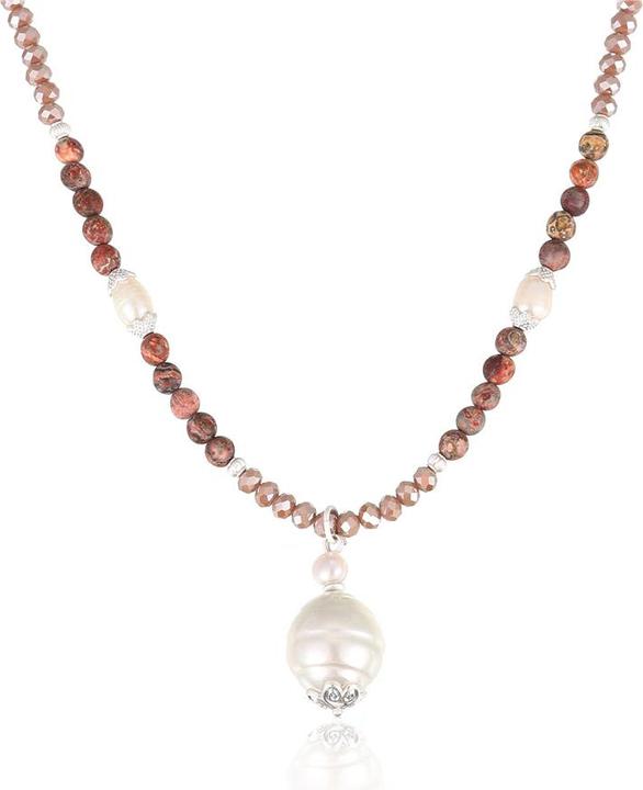 Image du produit Andreani Halskette aus Shellbead und Jaspis (Jaspe, Shellbead)