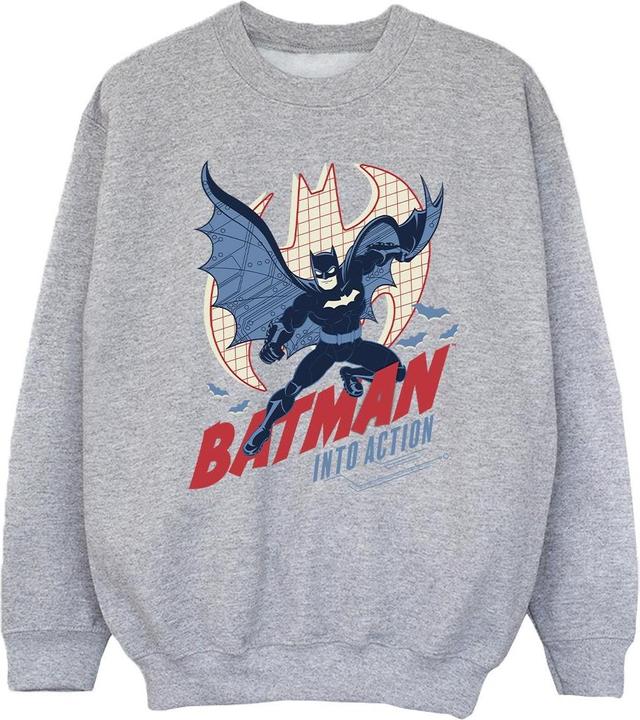 Produktbild Batman Into Action Sweatshirt Mädchen (140, 146)
