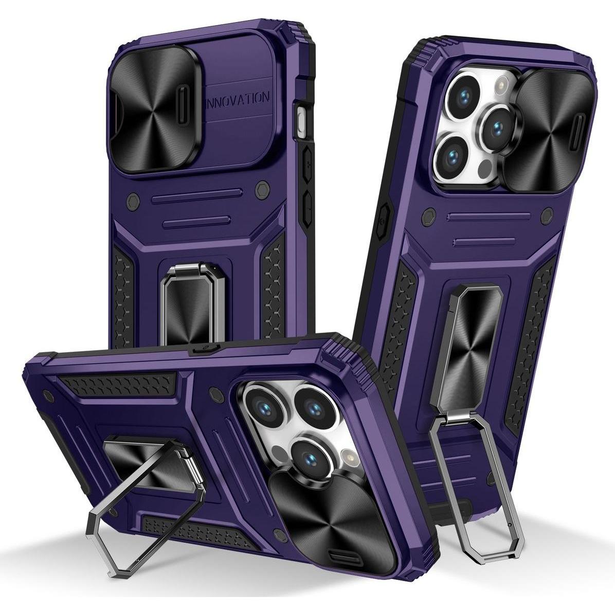 König Design Hülle für Apple iPhone 15 Pro Max Schutz Handy Case Cover Kamera Tasche Etuis (Apple iPhone 15 Pro Max), Sm...