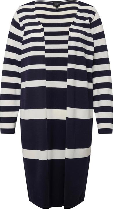 Immagine prodotto Ulla Popken Cardigan aperto con righe e scollo a V (46, 48)