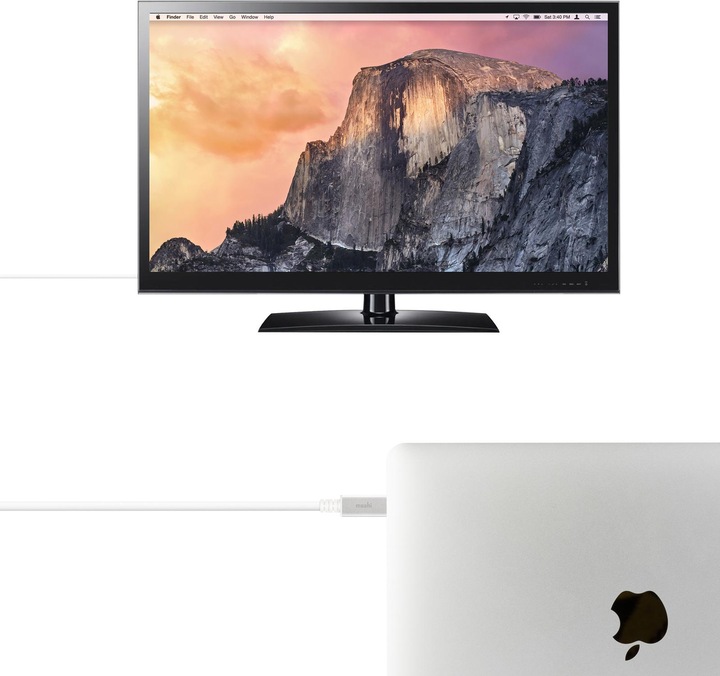 Actual product image Moshi USB Typ C — DisplayPort (USB-C, 150 cm)