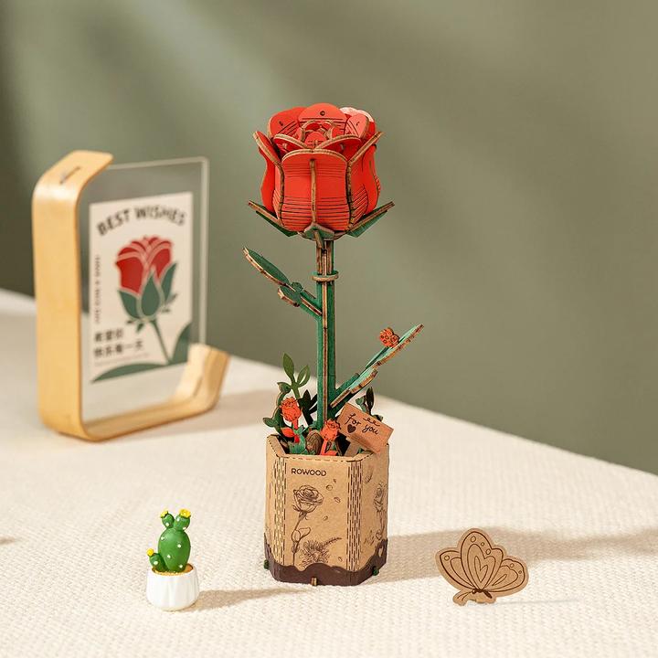 Actual product image Robotime Bouquet