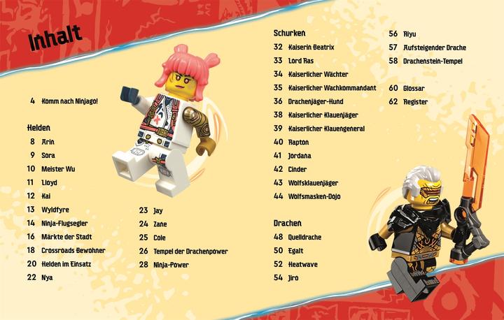 Actual product image LEGO® NINJAGO® Aufstieg der Drachen Der ultimative Ninja-Guide (German, Shari load, 2024)