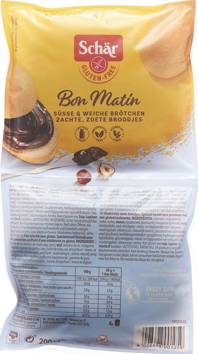 Produktbild Schär Bon Matin Brötchen glutenfrei (200 g)