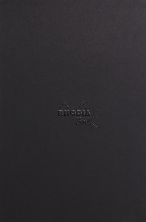 Image du produit Rhodia Touch Mixed Media Pad, papier Paint'On extra-blanc 250g - A4 portrait, 20 feuillets - Noir (250 g/m², 100 x)