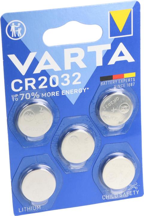 Produktbild Varta Cr2032 (5 Stk., CR2032, 230 mAh)