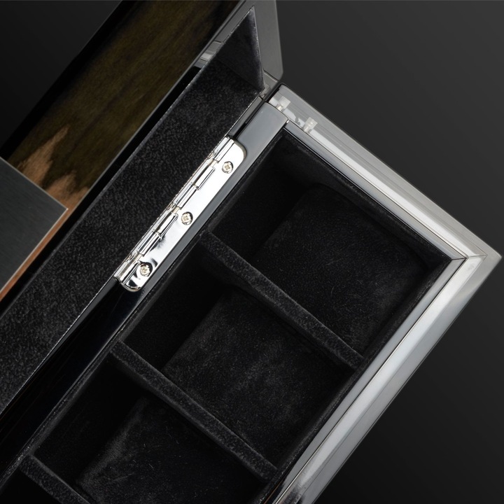 Produktbild Heisse & Söhne Uhrenbox Executive 5 - Makassar/Schwarz