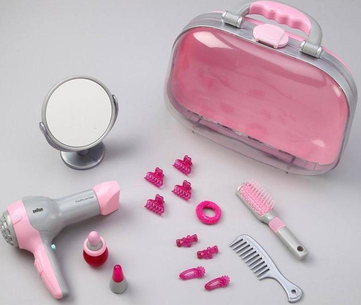 Produktbild Theo Klein Frisierkoffer mit Braun Haartrockner