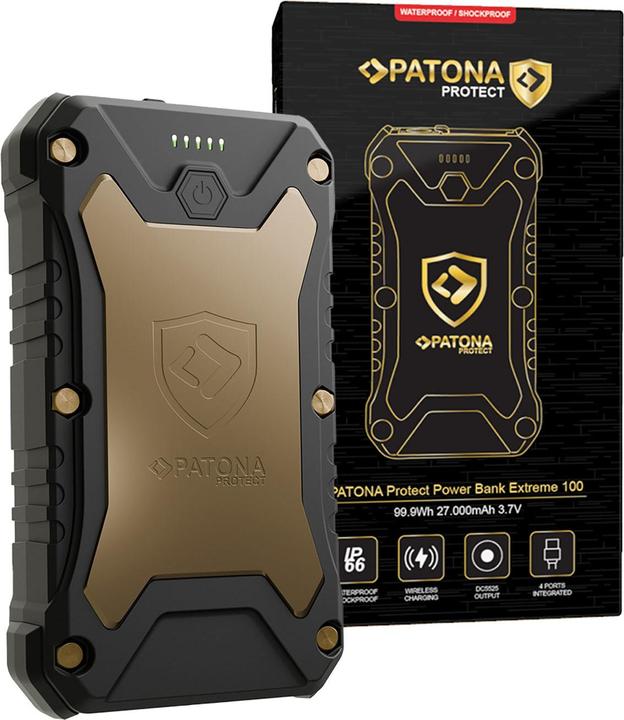 Productafbeelding Patona Protect Powerbank 27000mAh PD65W (27000 mAh, 99.90 Wh)