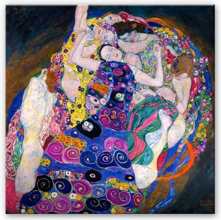 Image du produit Trenddeko Klimt - La Vierge (30 x 30 cm)