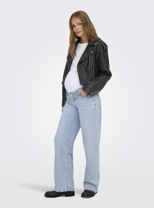 Actual product image Only Maternity OLMCOBAIN Gerade geschnitten Jeans Jeans mit weitem Bein (32)