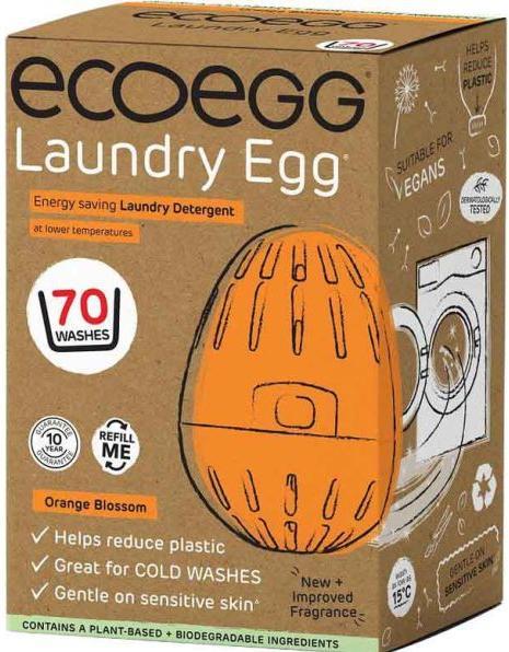 Image du produit Ecoegg Lave-linge Orange Blossom (70 Cycles de lavage, Perles à linge)
