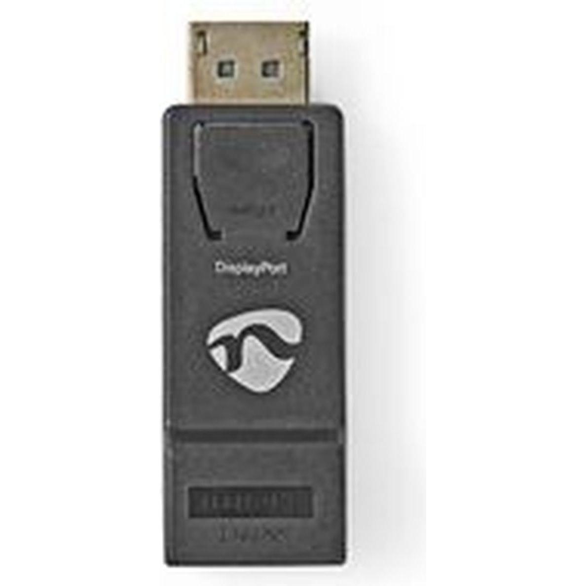 Nedis Nero Displayport (Hdmi, 10.50 Cm), Adattatore Dati + Video,