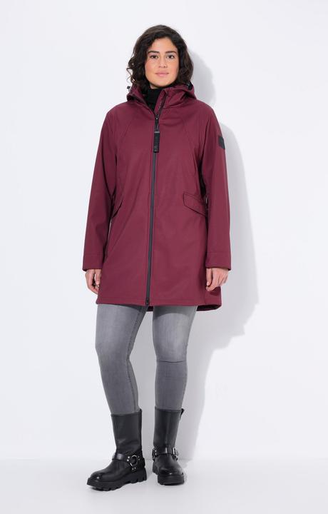 Produktbild Ulla Popken HYPRAR Softshelljacke, wasserabweisend, Kapuze (50, 52)
