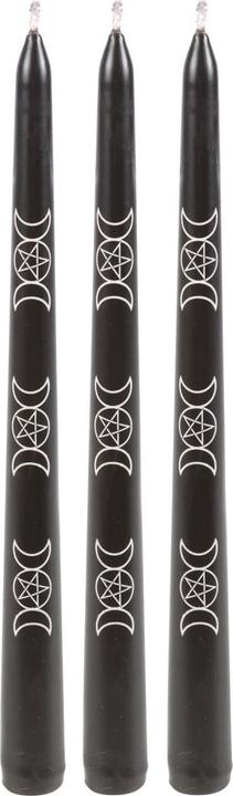 Produktbild Something Different Konische Kerze Magic Dreifacher Mond 3erPack (3 Stk.)