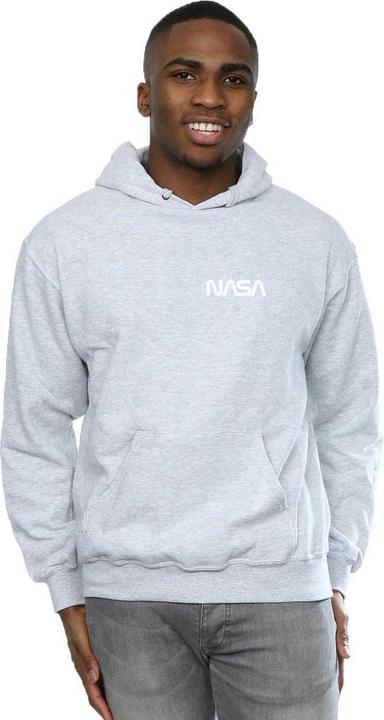 Immagine prodotto Nasa Modern Logo Chest Felpa con Cappuccio Uomo (L)
