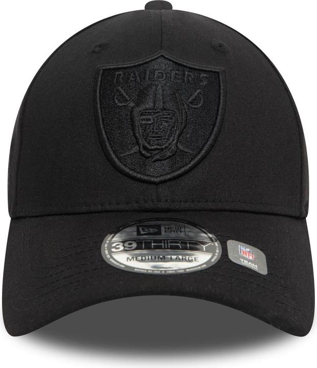 Actual product image New Era 39Thirty Stretch Cap - MONO Las Vegas Raiders - S/M