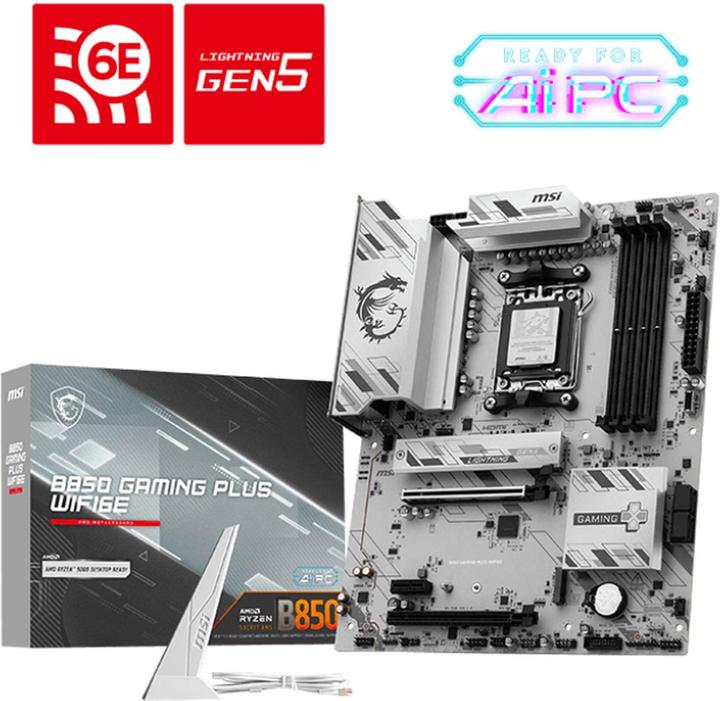 MSI B850 Gaming Plus WIFI6E (AM5, AMD B850, ATX)