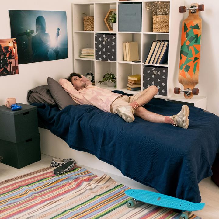 Immagine prodotto Relaxdays 2x scatola portaoggetti (30 x 30 x 30,5 cm, 27.50 l)