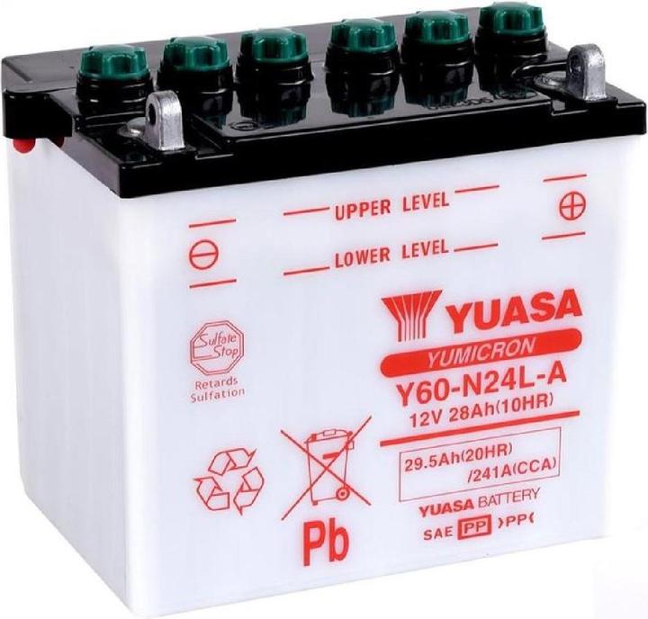 Actual product image Yuasa Motorbike Battery 12V 29.5Ah 241A (12 V, 29.50 Ah, 241 A)