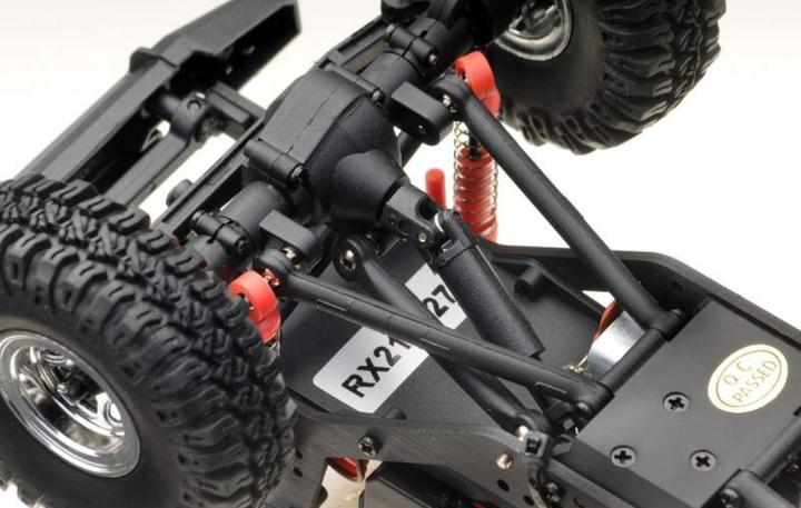 Productafbeelding Absima 1:18 Micro Crawler Pickup Rood RTR (RTR Gereed voor gebruik)